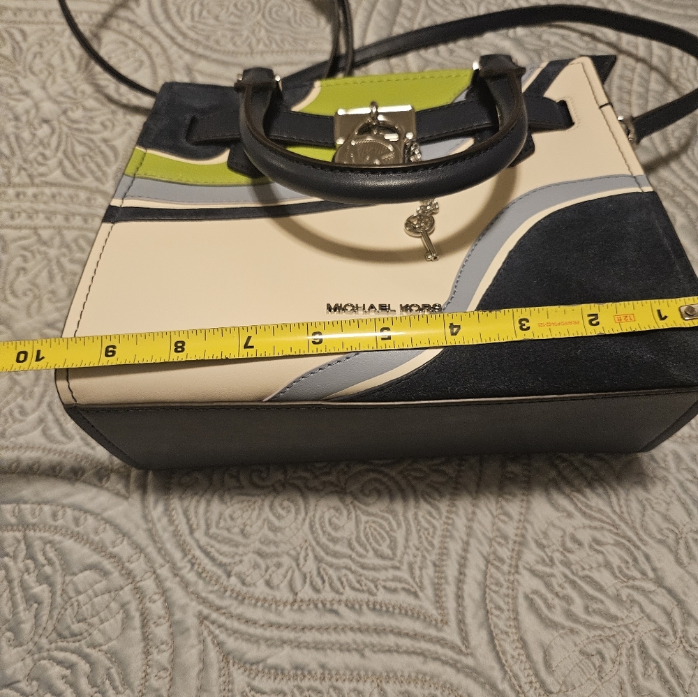 New! Michael Kors Hamilton Small Patchwork Satche… - image 4